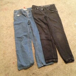 Bundle bus jeans size 10. Arizona and the rocker.