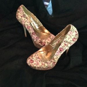 Floral Print Shoes