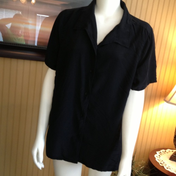 Silk Black blouse