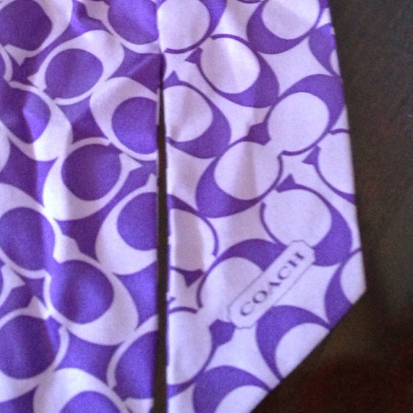 ON HOLD COACH ?100% SILK PONYTAIL / PURSE SCARF