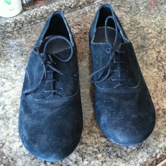 Suede Black Shoes.