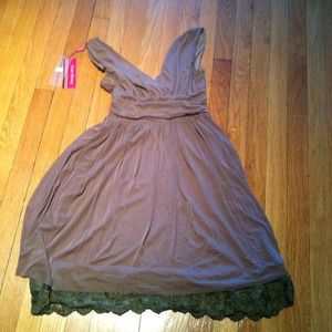 Taupe Cocktail Dress. New with tags