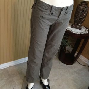 Volcom green pants & American Eagle shorts