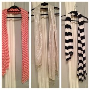 Scarves! 1 for $15, 2 for $25 or 3 for $30!