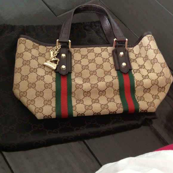 Authentic Gucci jolicouer small tote