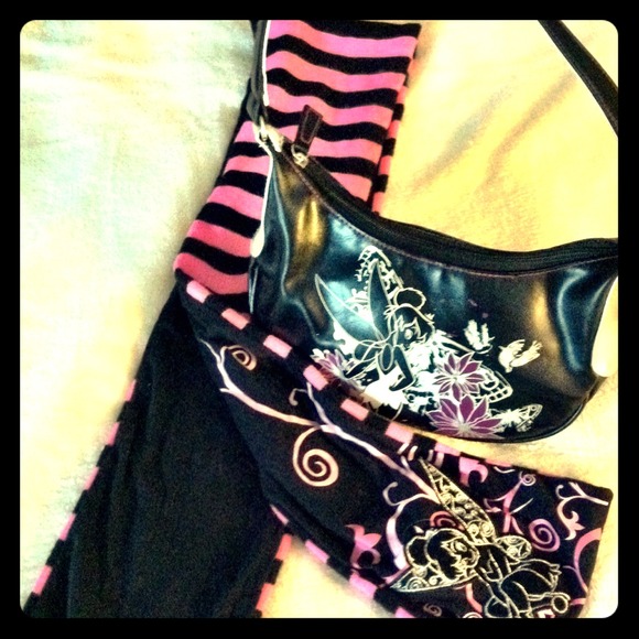 🌟Tinkerbell Bundle: Scarf and Handbag!
