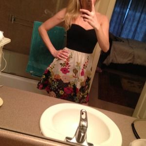 Strapless Summer Dress