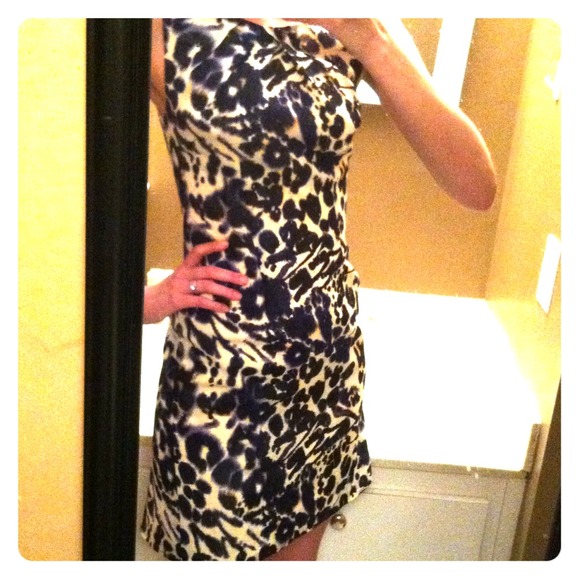 Ann Taylor animal print dress