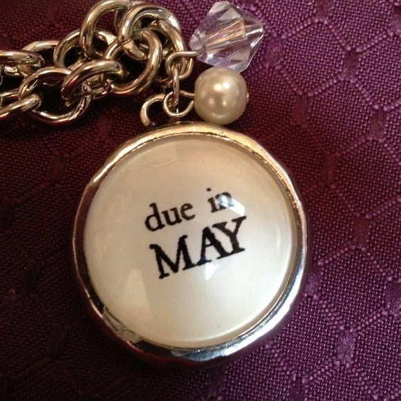 "due in May" necklace