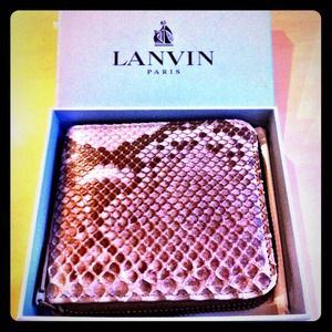 Lanvin Python Wallet