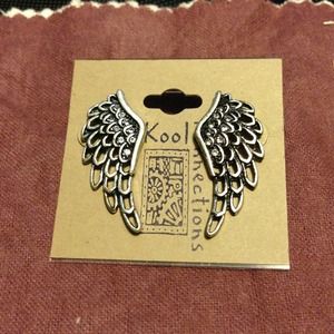 Angel wing earrings