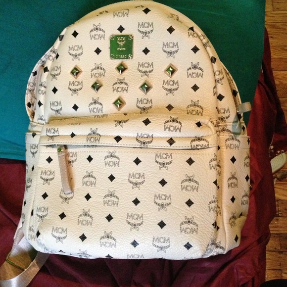 ☺RESERVED☺ Studded MCM bookbag