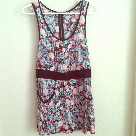 Multi colored floral dress