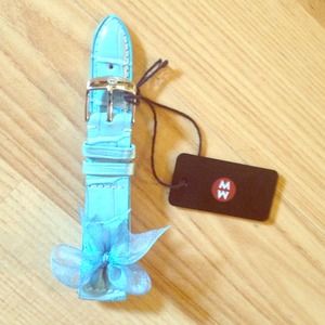 Michele 18mm Fashion Alligator Watch Strap