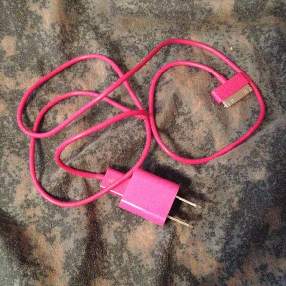 Hot pink IPhone or iPod charger