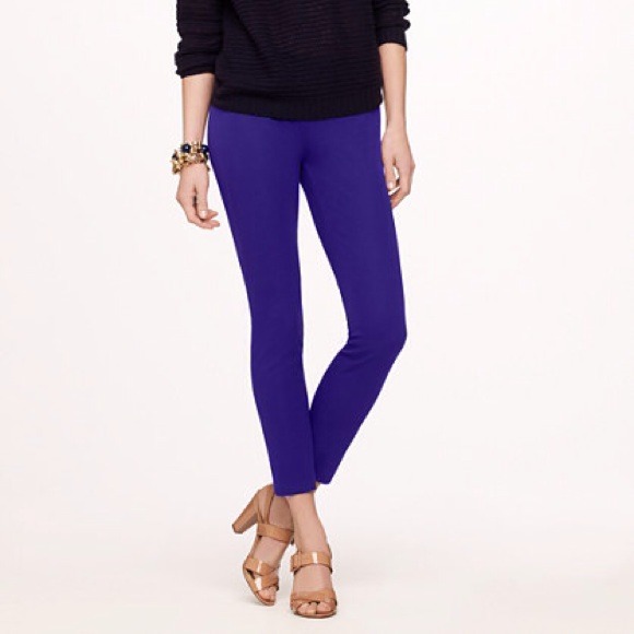 J Crew Purple "Minnie" Pant