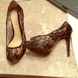 Guess open toe