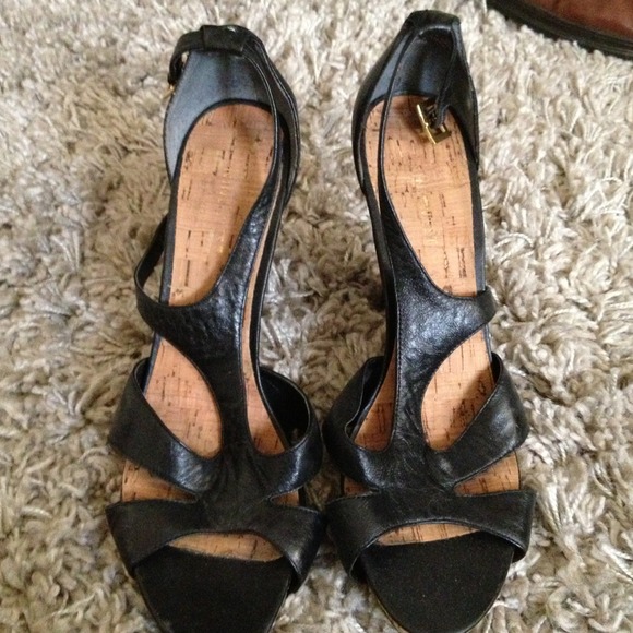 Nine West Black Sandals