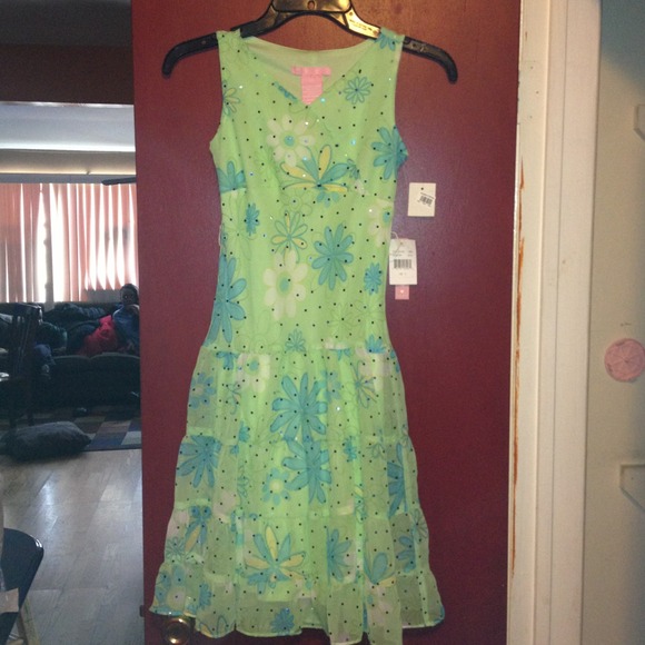 Beautiful multi green dress