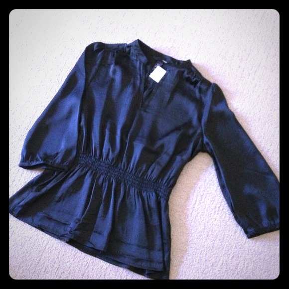 H&M Tops - Black H&M peplum blouse