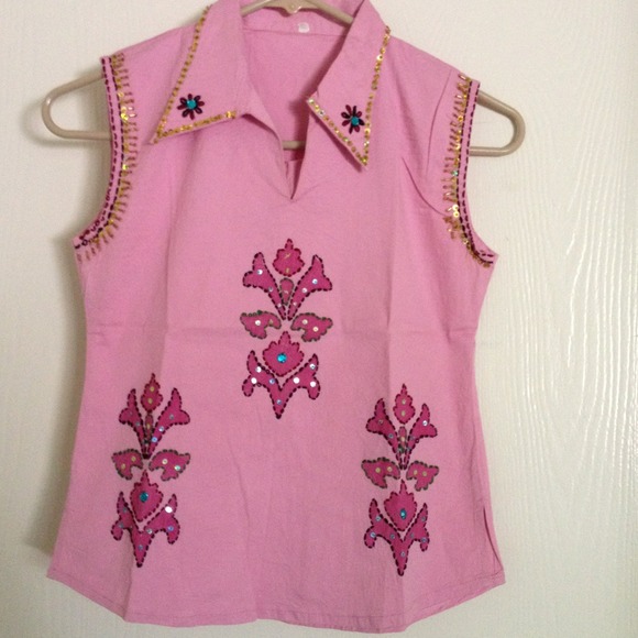 Traditional indian sleevless top