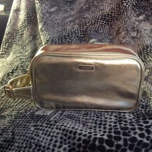 SOLD!!   Versace gold makeup bag
