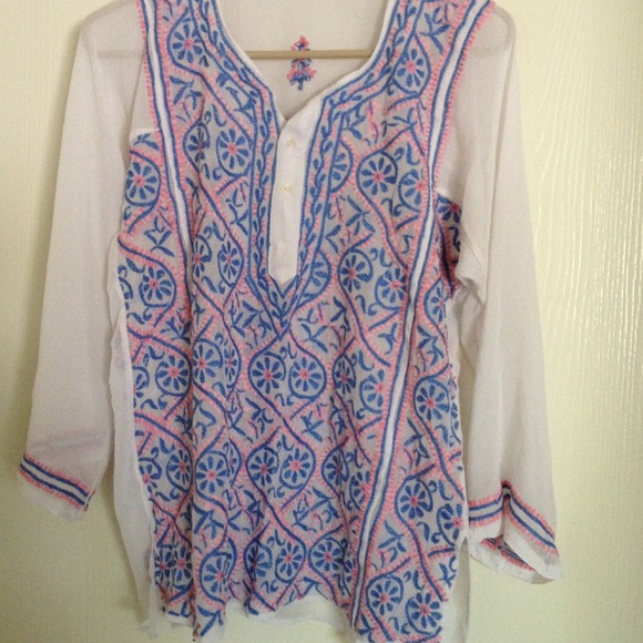 Indian top with traditional work