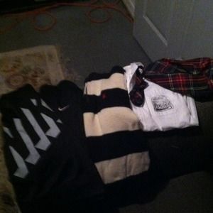 Bundled! Boys Nike track suit,polo sweater,H. Set