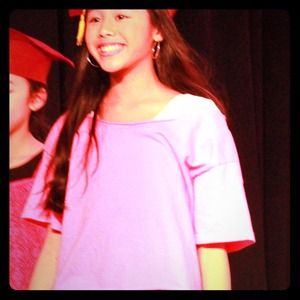 Hot pink half shirt <3