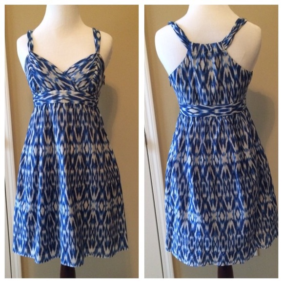 Loft ikat print dress