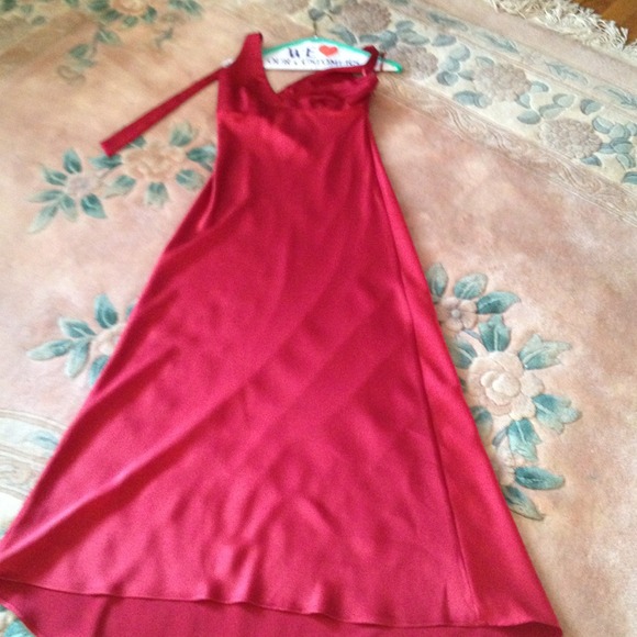 long Red dress:::sold - Picture 2 of 4