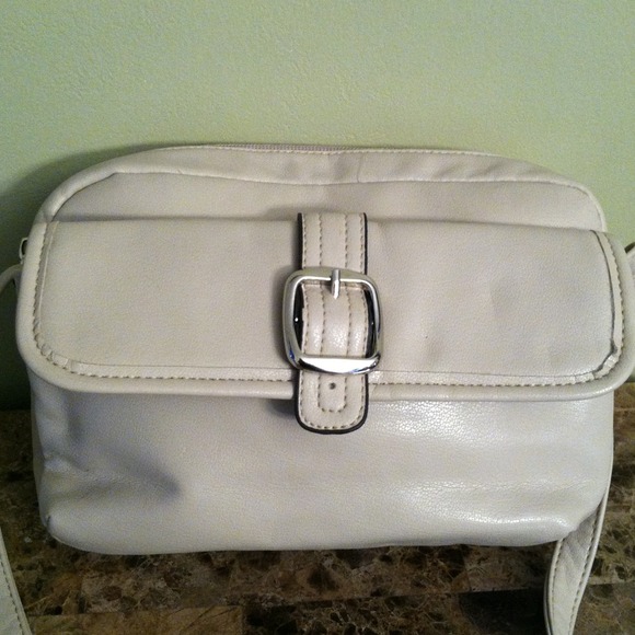 Adorable off white cross body