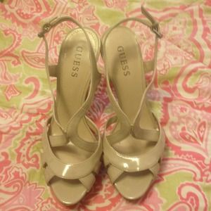 Nude Guess heels