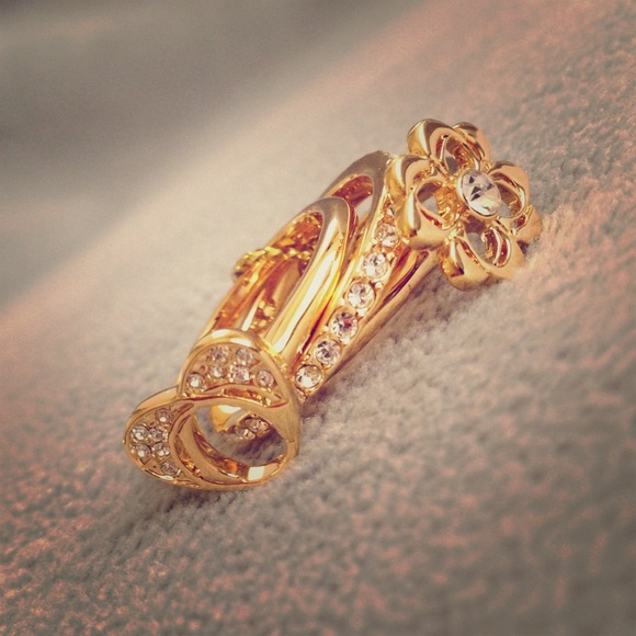 Coach Jewelry - Coach Multi Charm Stacking Rings Gold Style F95637