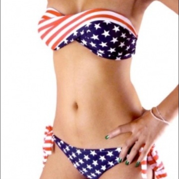 American flag bikini