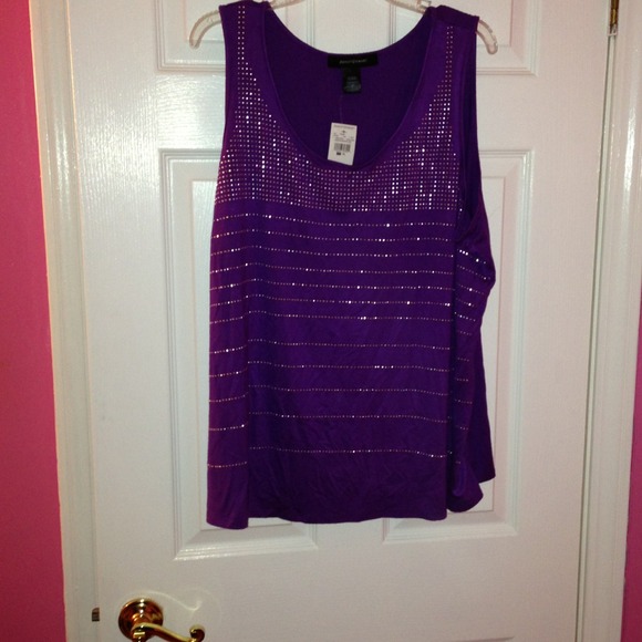Purple studded tunic