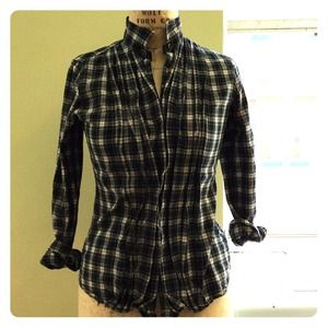 J.Crew plaid blouse