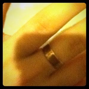 Gold colored ring