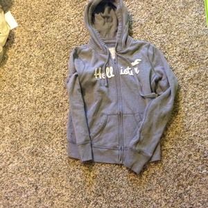 Hollister zip up hoodie