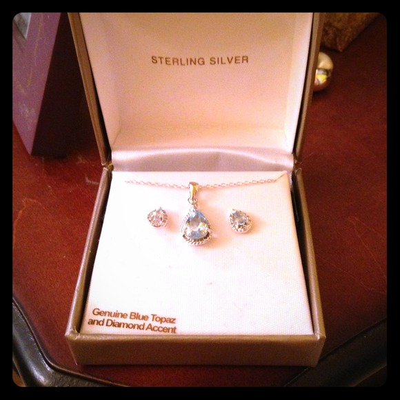 Necklace and earrings