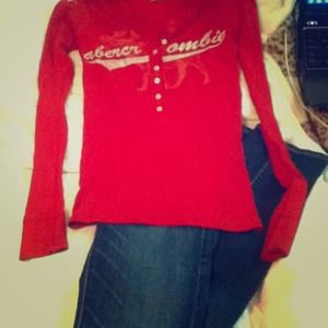 Red Abercrombie Sweater