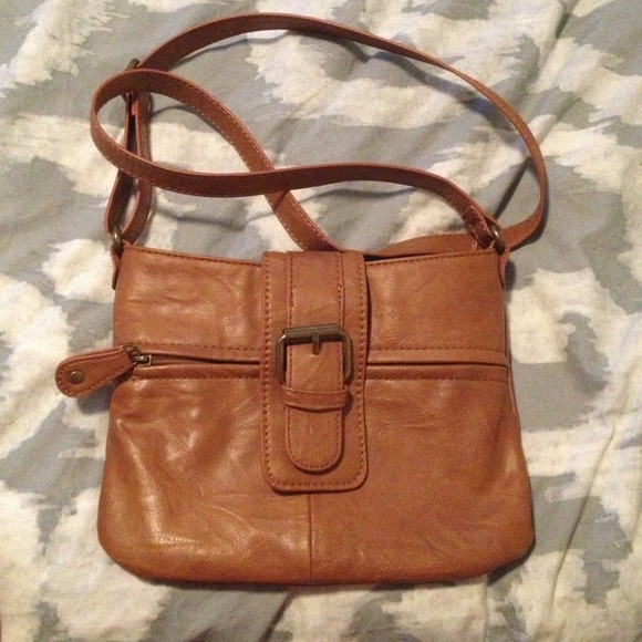 Aldo Distressed Leather Crossbody handbag