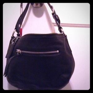 Fairly NEW Black Coach Purse