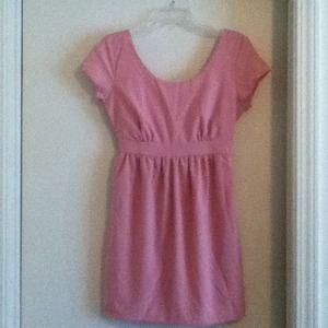 New no tags, blush pink mid thigh dress.