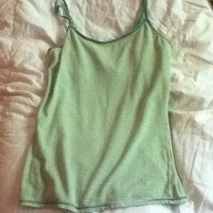 Green Striped American Eagle Tank