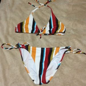 Striped bikini 👙