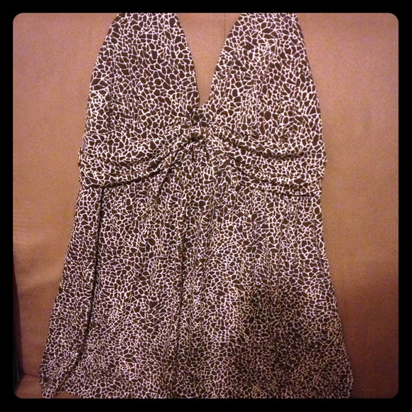 Animal print halter!