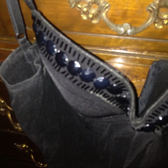 Black. Mini with sequined design