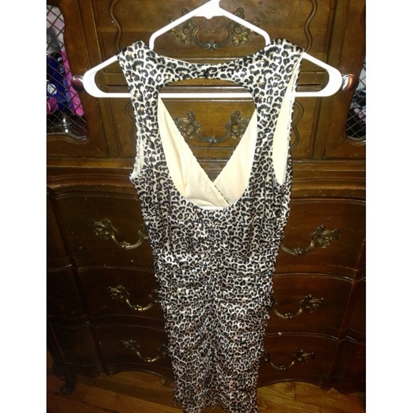 Animal print dress