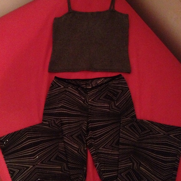 🚫SOLD🚫Sheer Pants With Sequins - Picture 4 of 4